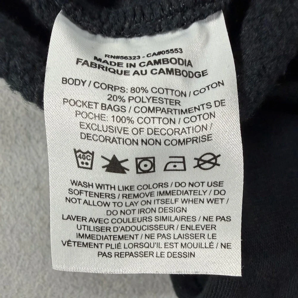 Nike‎ Kids Fleece Cargo Joggers Black Sweatpants Youth Small Boys Girls Unisex